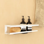 Bathroom Shelf, Organizer, Glass Wiper, Architect S+ Collection | Matte White