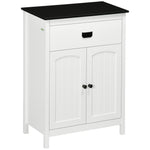 Bathroom Storage Unit With Drawer Double Door Cabinet