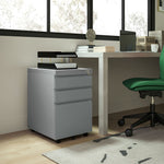 3 Drawer File Cabinet Lockable Metal Filling Cabinet | One Size | Gray