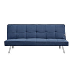 Britney Linen Sofa Bed 3 Seater | Blue