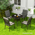 Outdoor Dining Chair Cushions | Light Grey