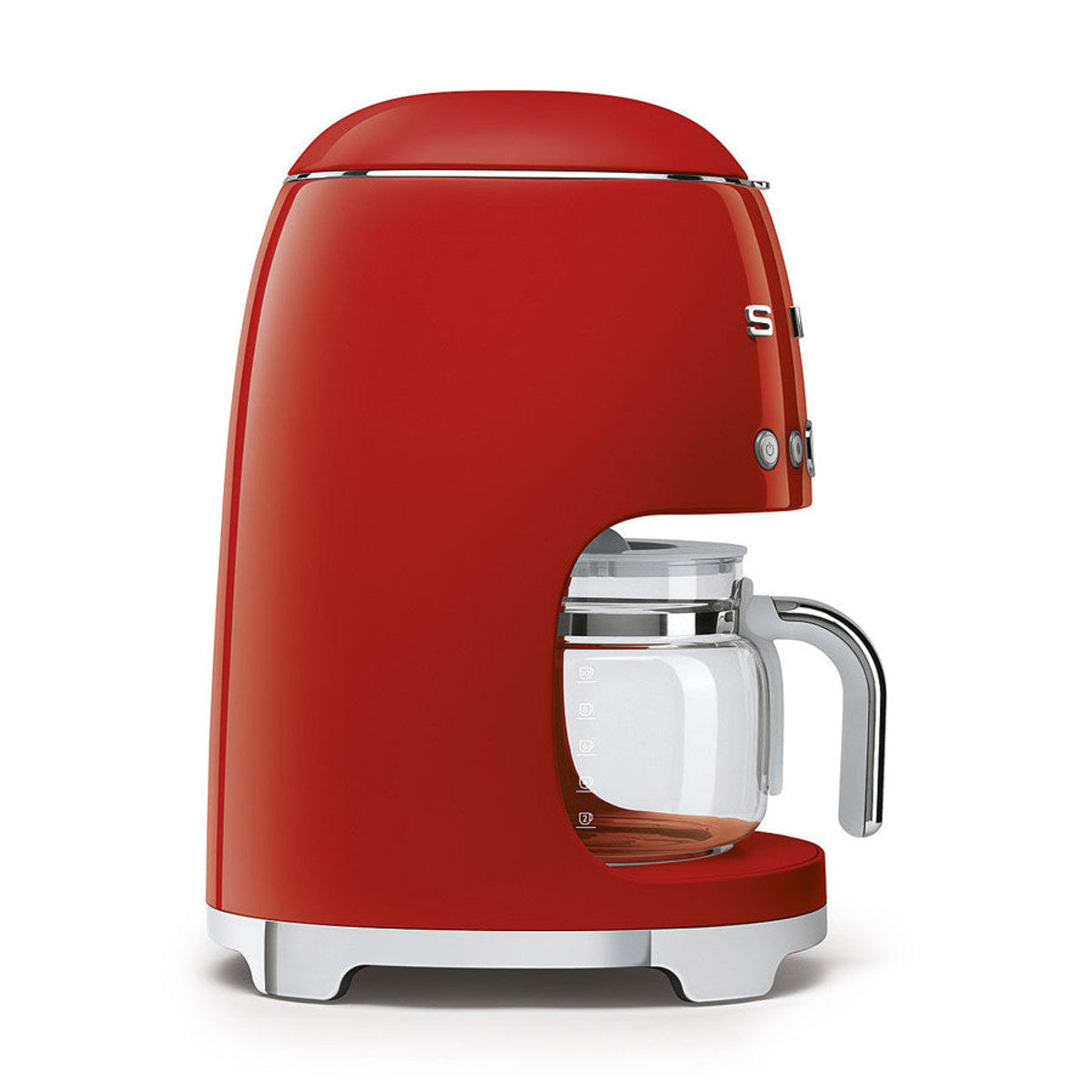 Dcf02 Drip Filter Coffee Machine With Spare Glass Carafe | Red