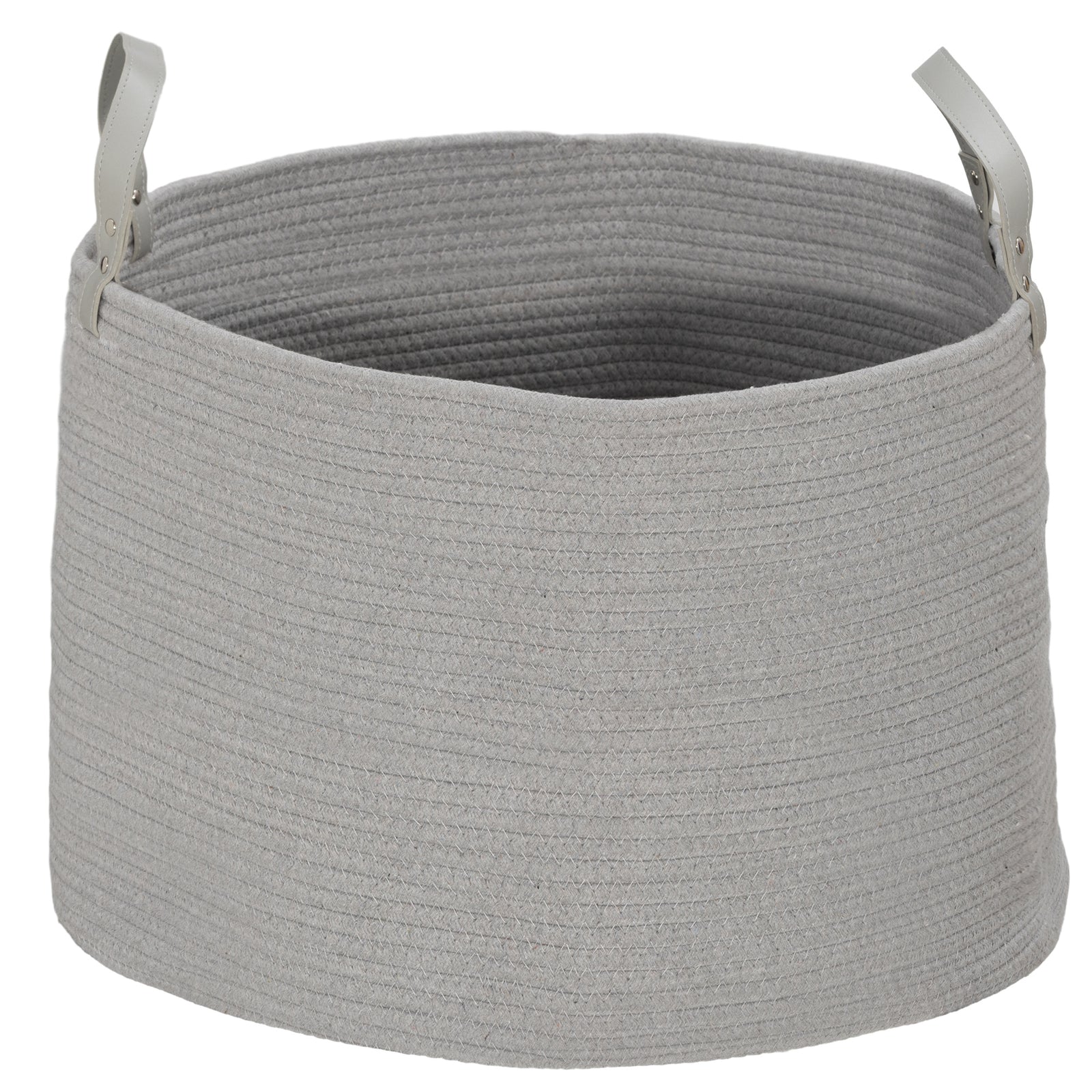 36/88l Cotton Rope Laundry Basket With Handles For Pillows | Large