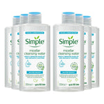 Water Boost Hydrating Micellar Water Cleanser For Dry Skin, 6pk X 200ml | Set of 6 | White