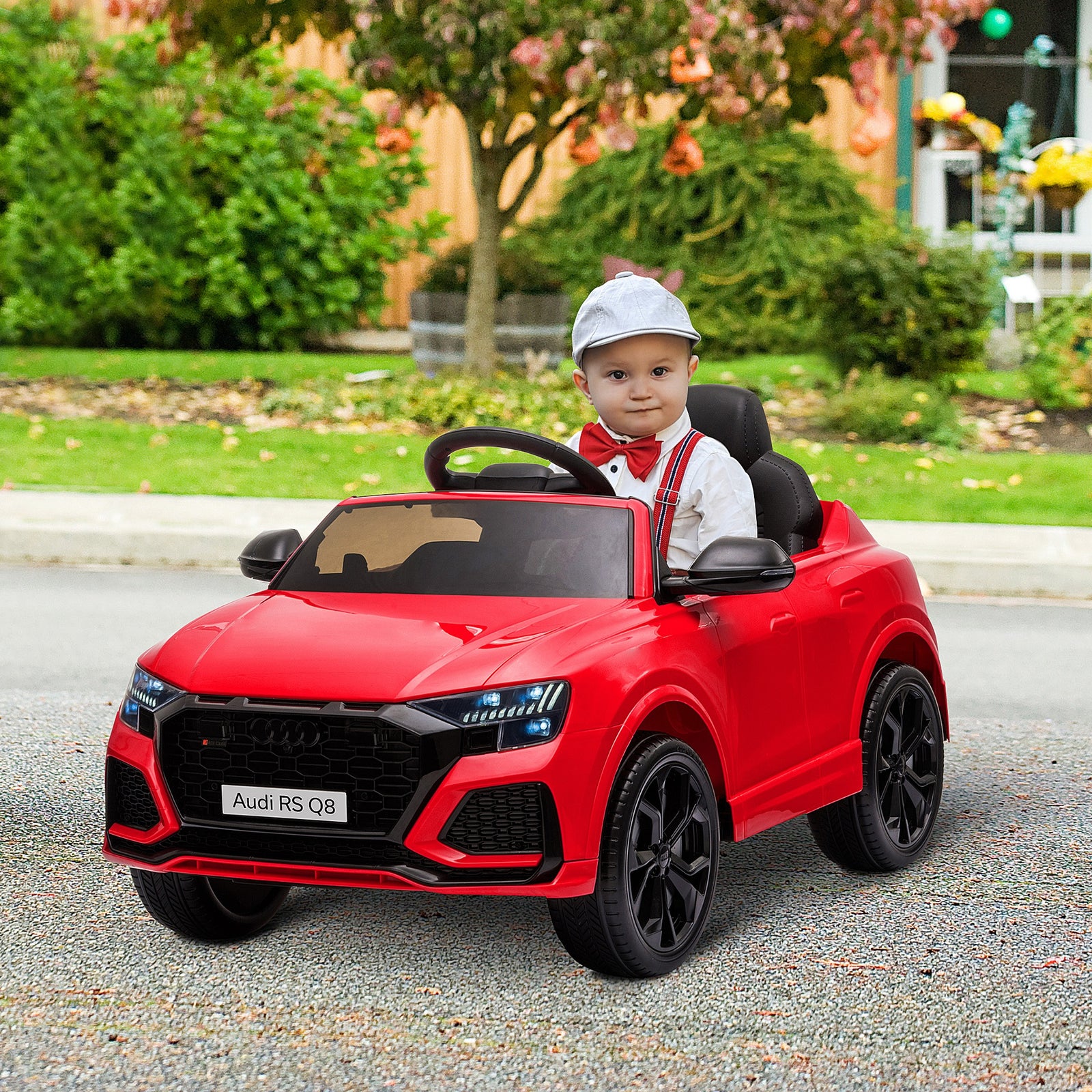 Audi Rs Q8 6v Kids Electric Ride On Car Toy W/ Remote Control | Red