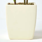Artificial Peonies In Decorative Pot, 48 Cm Tall | Beige