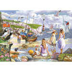 Sea Shore Breezes - Big 500 Piece Jigsaw Puzzle For Adults, With Extra Large Pieces