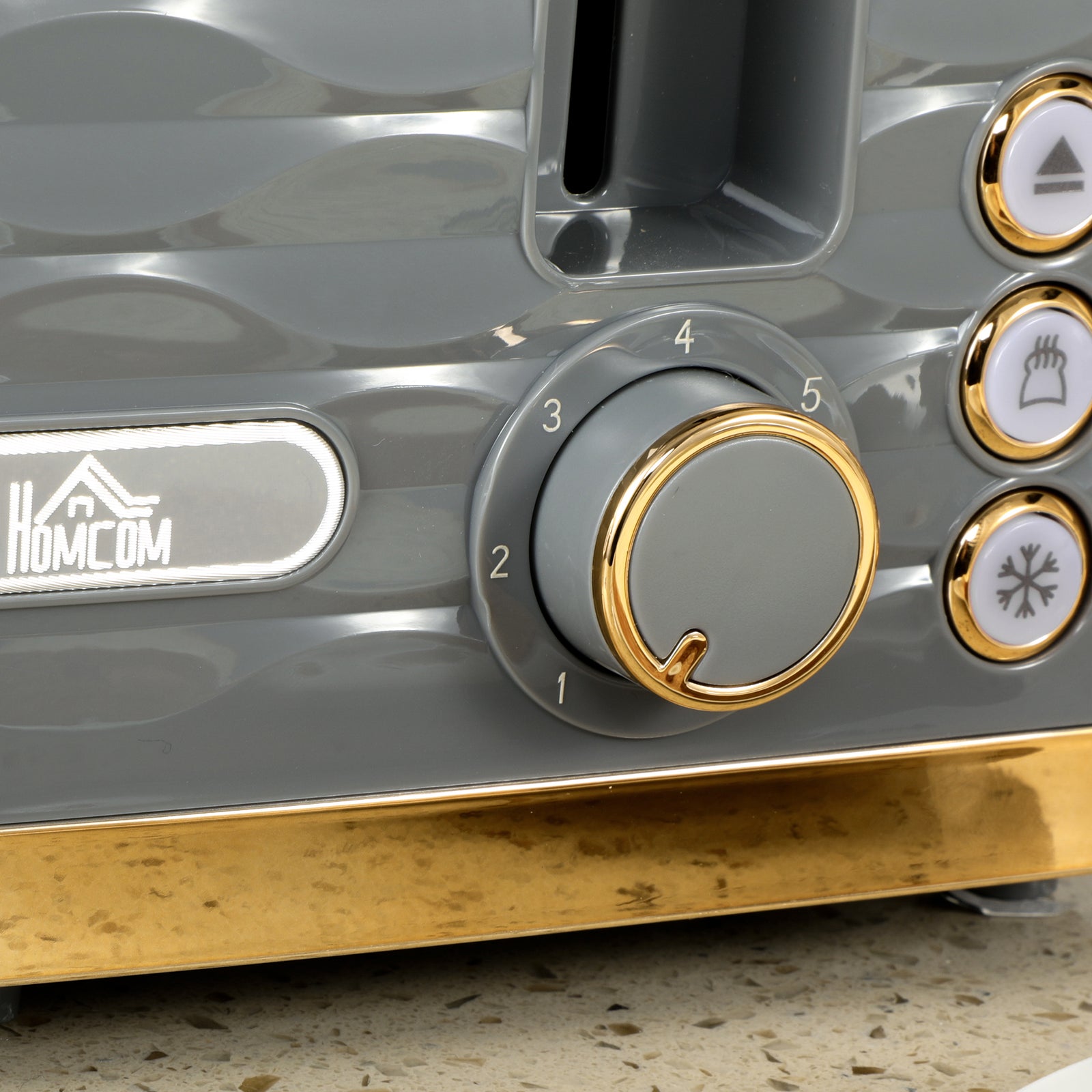 Toaster With 4 Slot, 7 Browning Levels, 1600w, Ripple | One Size