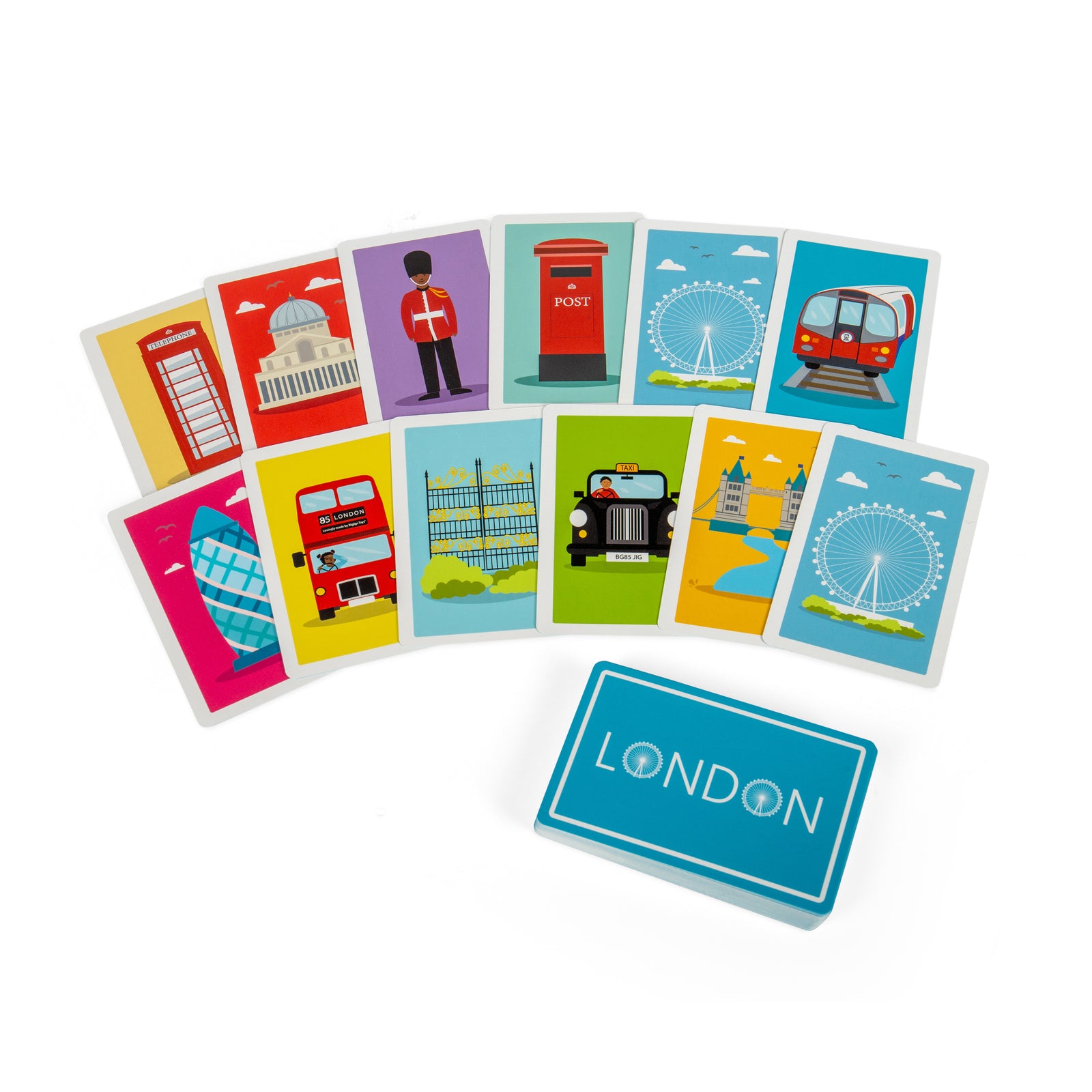 London Snap | Memory Game For Kids | Pack Of 52 Snap Cards