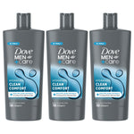 Men+care 3-in-1 Body, Face & Hair Wash Hydrating Clean Comfort 700ml, 3 Pk