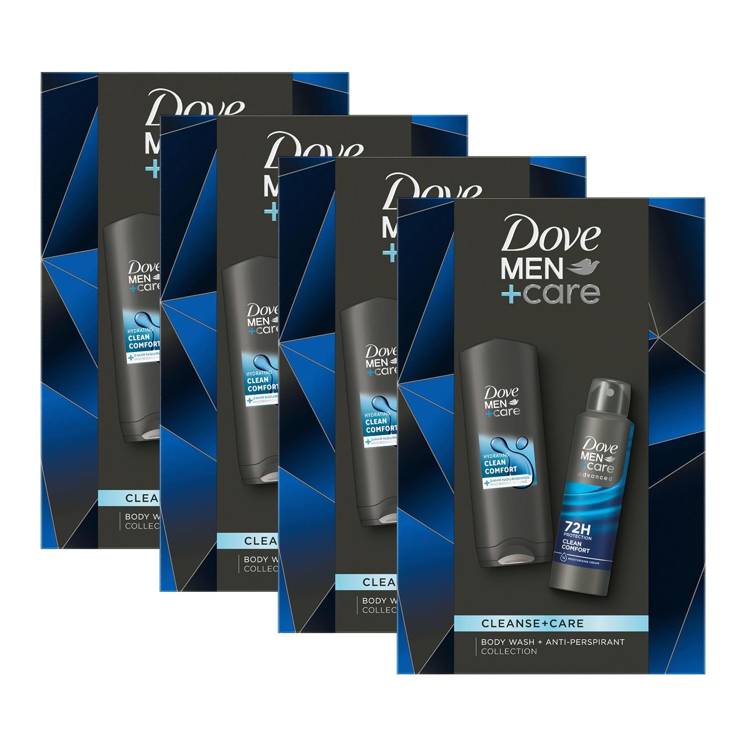 Cleanse And Care Duo Gift Set For Him, Body Wash And Deodorant | Set of 4