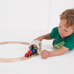 Grey Stone Wall Tunnel for Wooden Train Sets