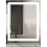 70x50/80x60cm Dimmable Bathroom Mirror Defogging Film | Large | Silver