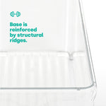 Fridge Storage Medium Containers Set Of 2