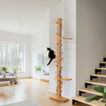 242cm Adjustable Floor-to-ceiling Cat Tower W/ Anti-slip Kit | Orange