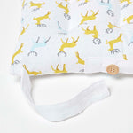 Christmas Seat Pad With Straps 100% Cotton 40 x 40cm | 40cm x 40cm | Grey