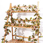 7ft Light Pink Artificial Rose Vine Hanging Flower Garland