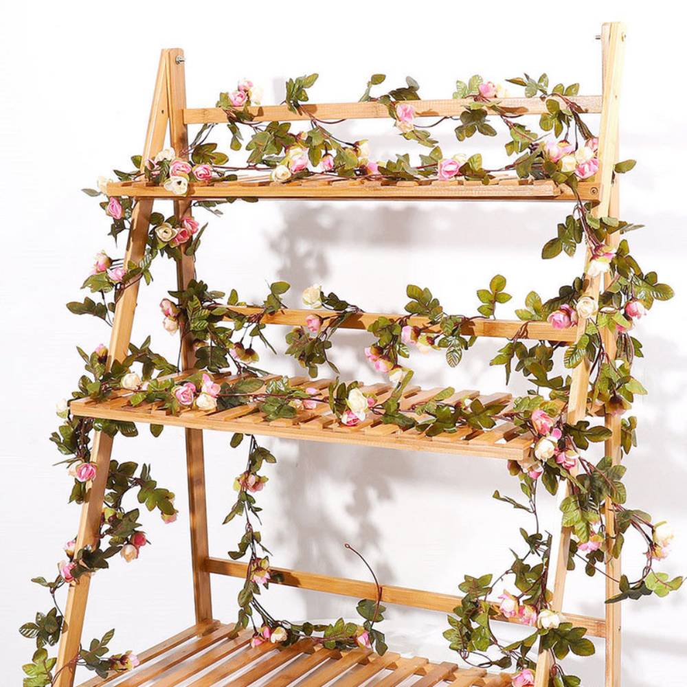 7ft Light Pink Artificial Rose Vine Hanging Flower Garland
