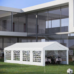 Garden Gazebo Portable Carport W/ Removable Sidewalls