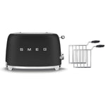 Tsf01 Matte 2 Slice Toaster + 2-sandwich Racks | Black