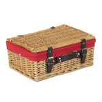 Wicker 36cm Picnic Basket | Red