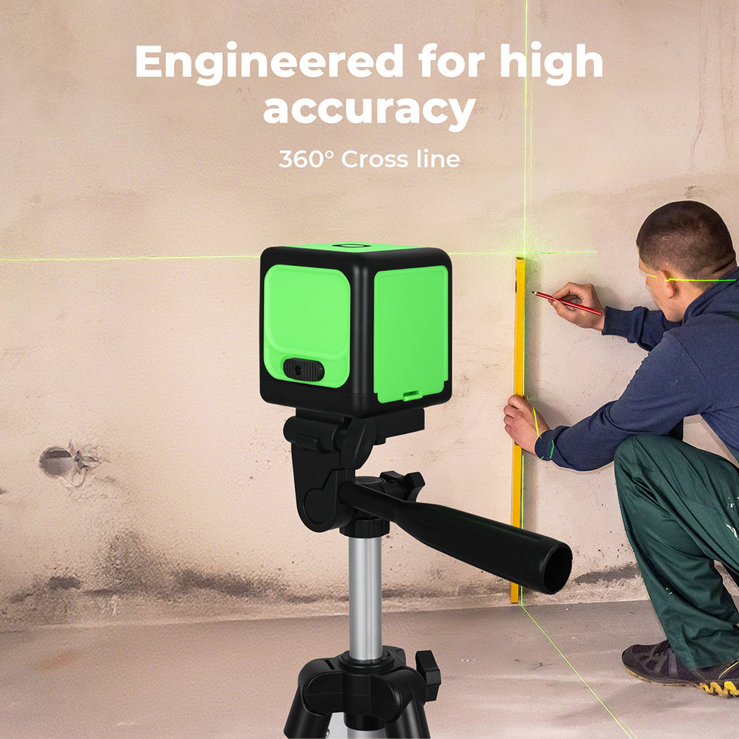 Green Laser Level 360° Self Leveling Ip54 Water Resist With Tripod | Green