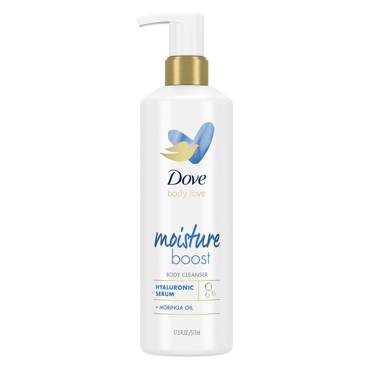 Body Love Moisture Boost Body Cleanser With Hyaluronic Acid, 517ml, 3pk