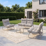 Calmo 4 Seat Patio Conversation Set | Beige
