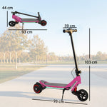 Electric Scooter For Kids, Foldable E Scooter For Age Age 6+ | Pink