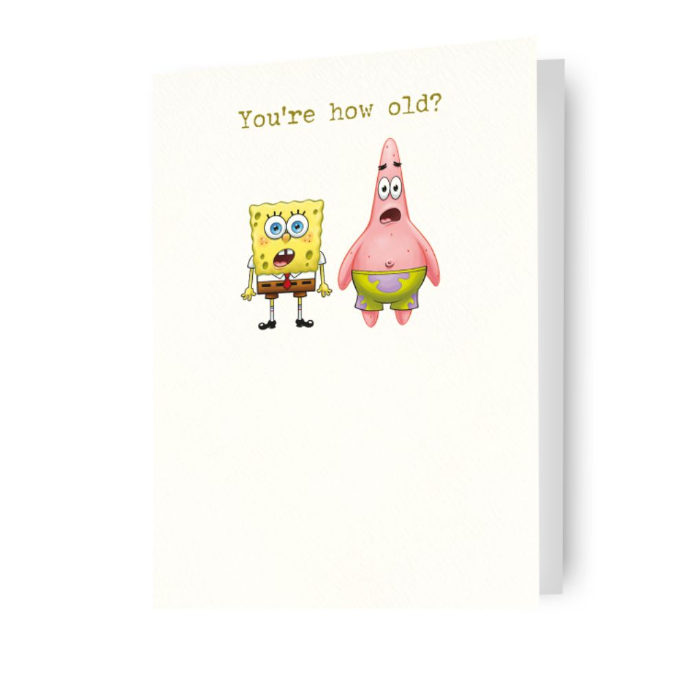 SpongeBob SquarePants And Patrick Birthday Card Official Product