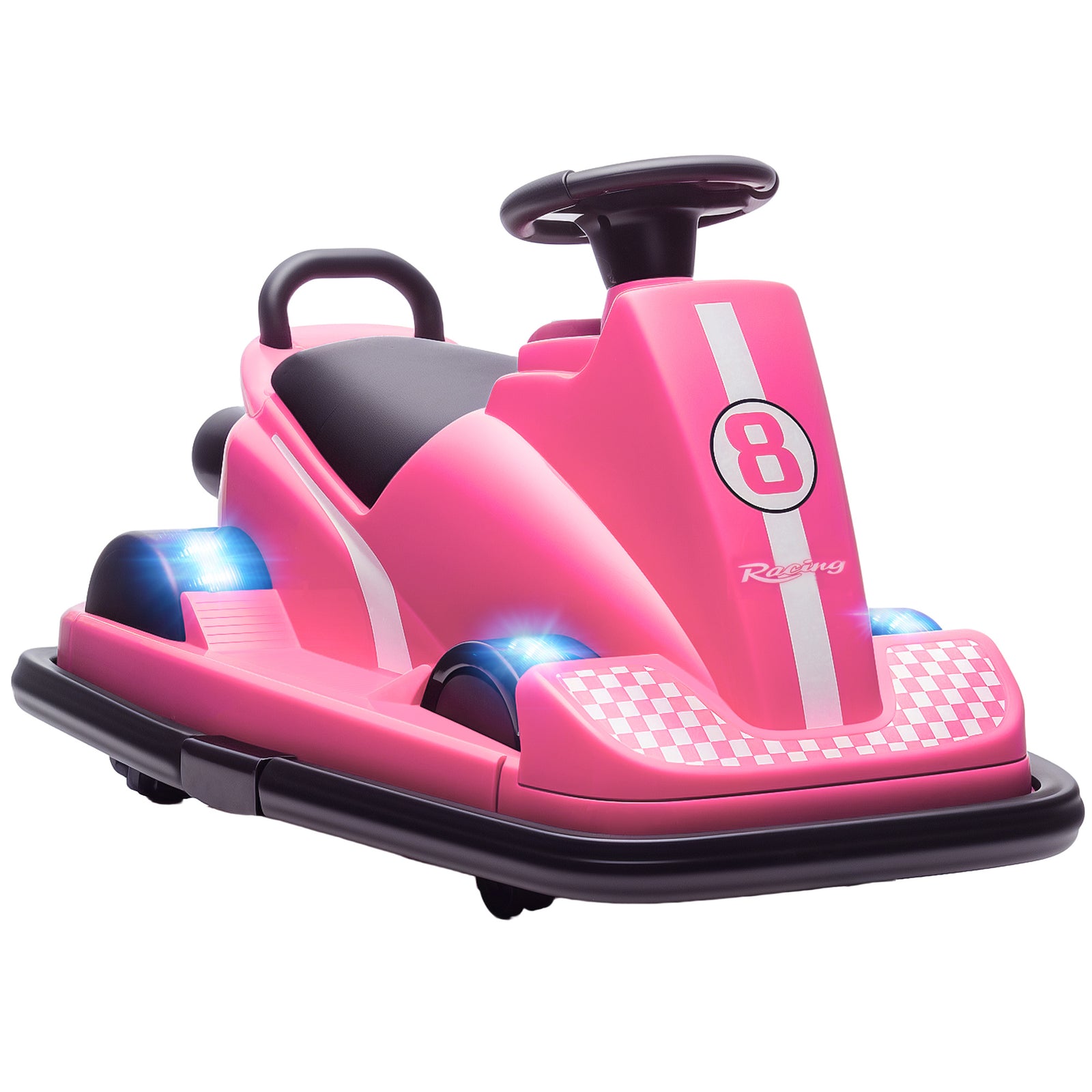 Electric Kids Bumper Car With 360 Degree Rotation Spin | Pink