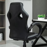 Racing Gaming Office Chair Pu Leather | Black