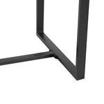 3pc Rattan Patio Bistro Set 2 Chairs Coffee Side Table Set | Black