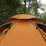 Camping Tent Dome Tent With Removable Rainfly For 1-2 Man | Orange