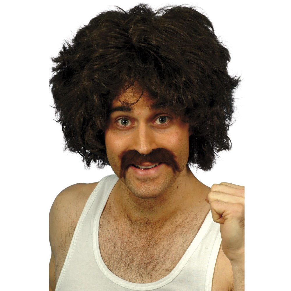Retro Wig & Tash