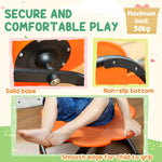 Sensory Spinning Chair For Autism Kids, For Coordination & Balance | Orange