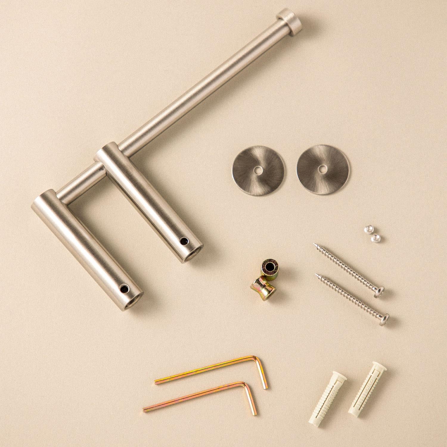 Paper Holder Without Cover Glossy Stainless Steel Logic