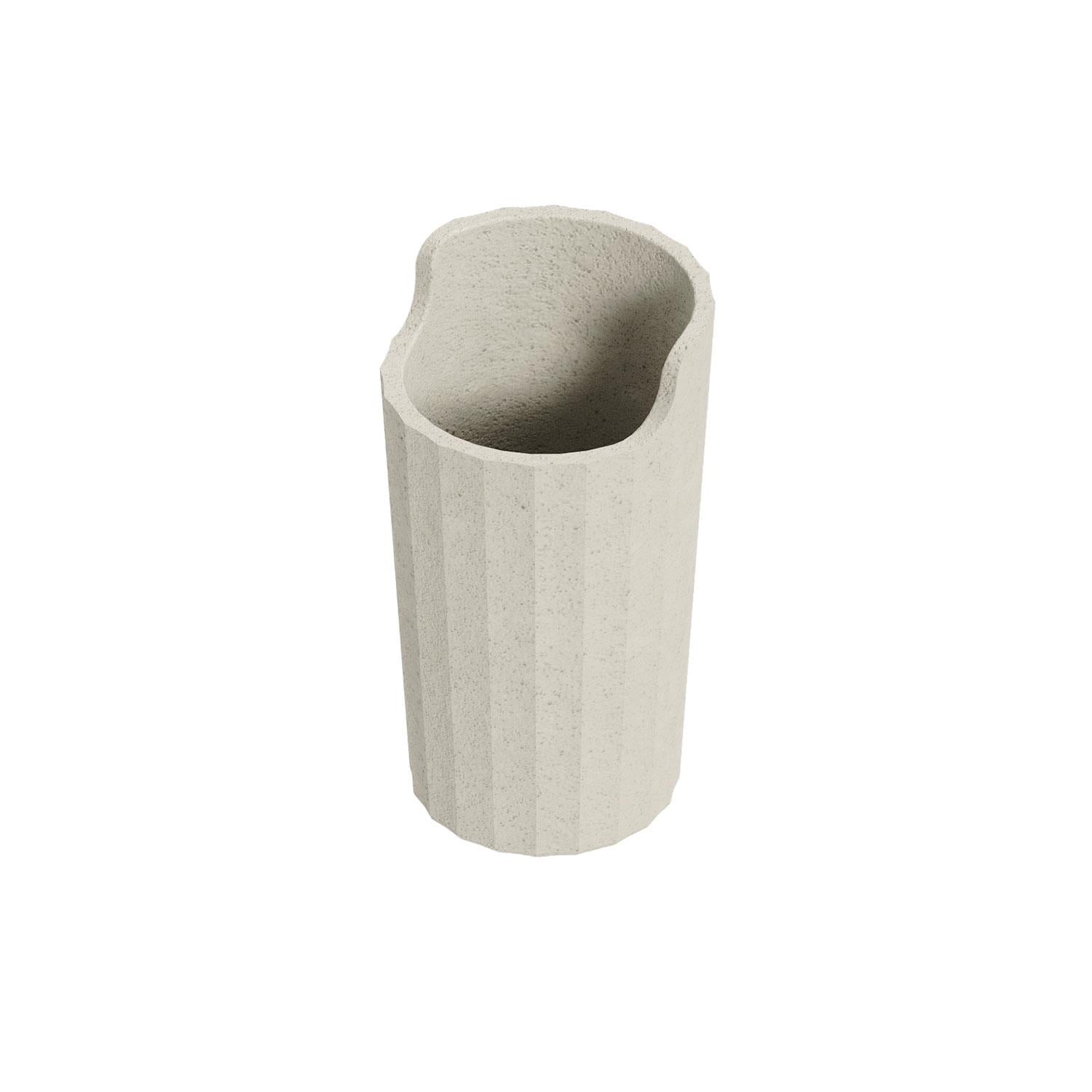 Toothbrush Holder, Bathroom Tumbler, White, Avenir Collection