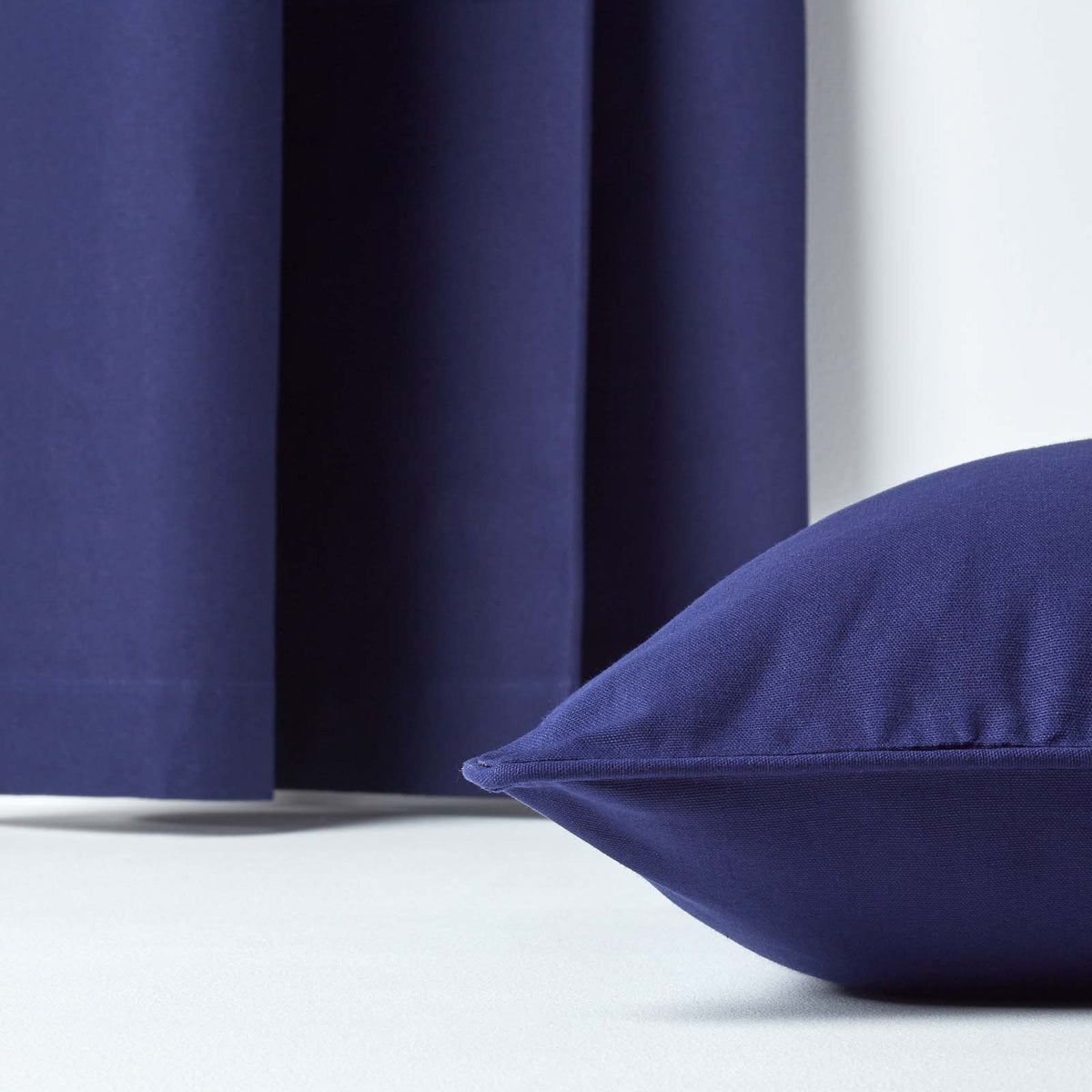 Cotton Plain Cushion Cover | 45cm x 45cm | Navy Blue