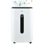 20l Per Day Quiet Air Dehumidifier With Purifier Timer