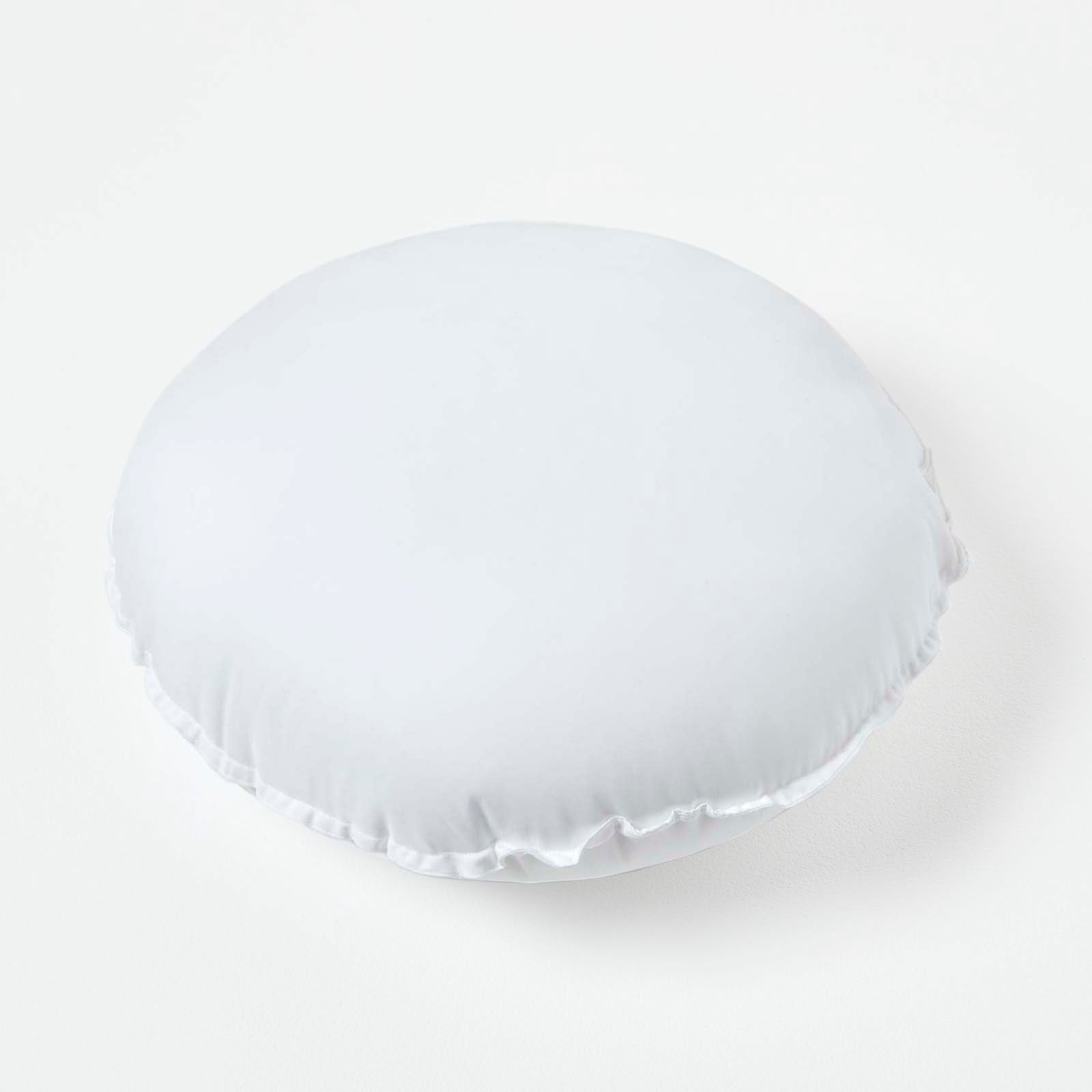 Super Microfibre Round Circular Shaped Cushion Pad | 45cm x 45cm | White
