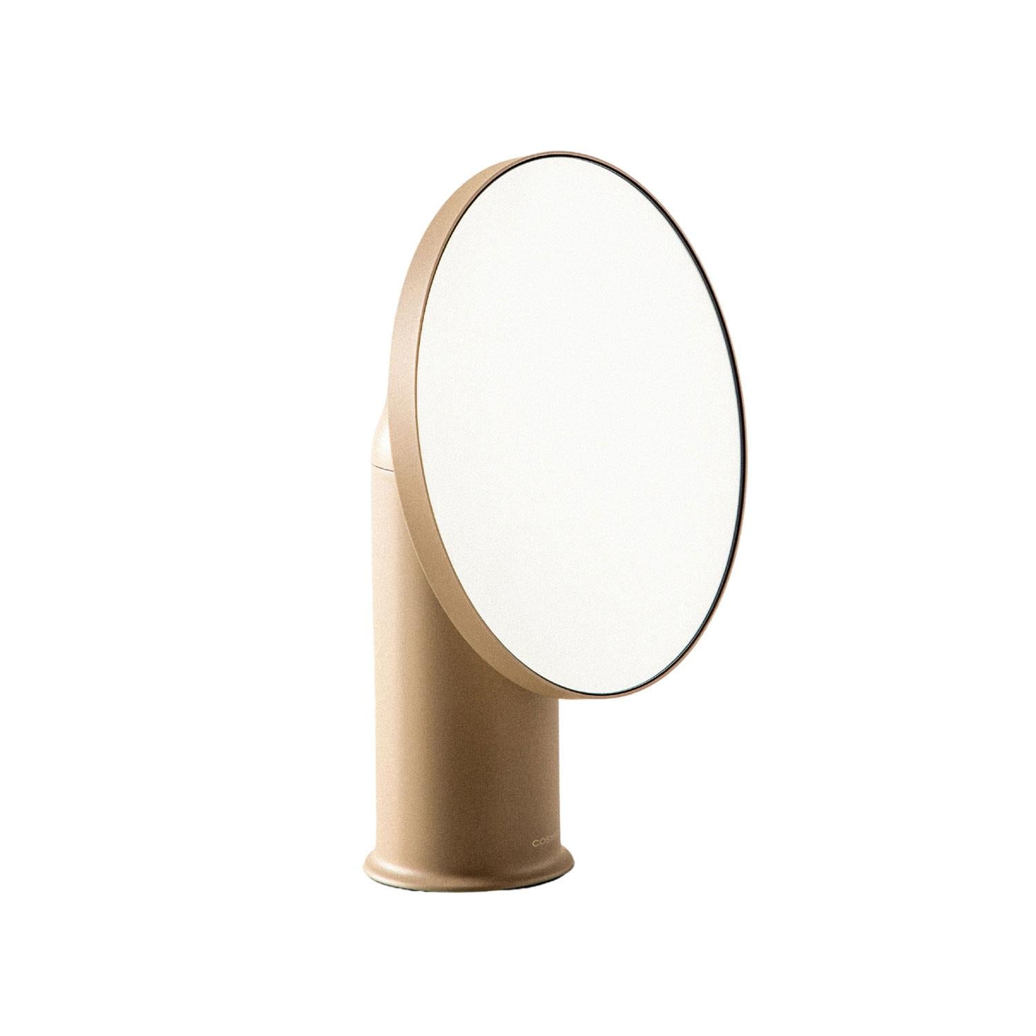 Vanity Mirror, Magnifying Mirror 5x, Countertop, Beige, Geyser Collection
