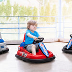 6v Kids Bumper Car, 360° Rotation Waltz Car W/ 2 Speeds | Red