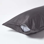 European Size Egyptian Cotton Pillowcase 1000 Tc | 40 x 80cm | Charcoal Grey