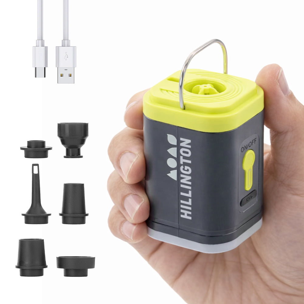 Hillington 3-in-1 Portable Usb Air Pump
