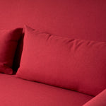 2-seater Pull Out Sofa Bed - Convertible Sleeper Sofa | Red