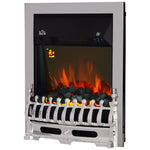 Electric Fireplace 1/2kw Led Fire Remote Control Heater