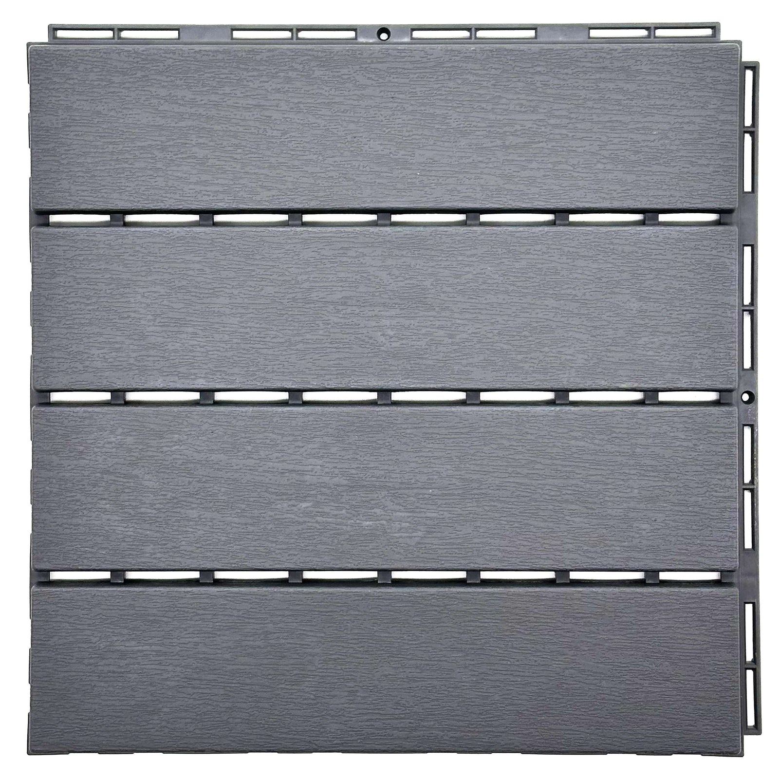 Polydeck Pvc Interlocking Decking Tiles - Grey | Set-of-1 | Grey