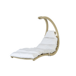 Garden Swing Lounger Floating Recliner - Creme