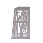 Rustic Small White Bedside Table